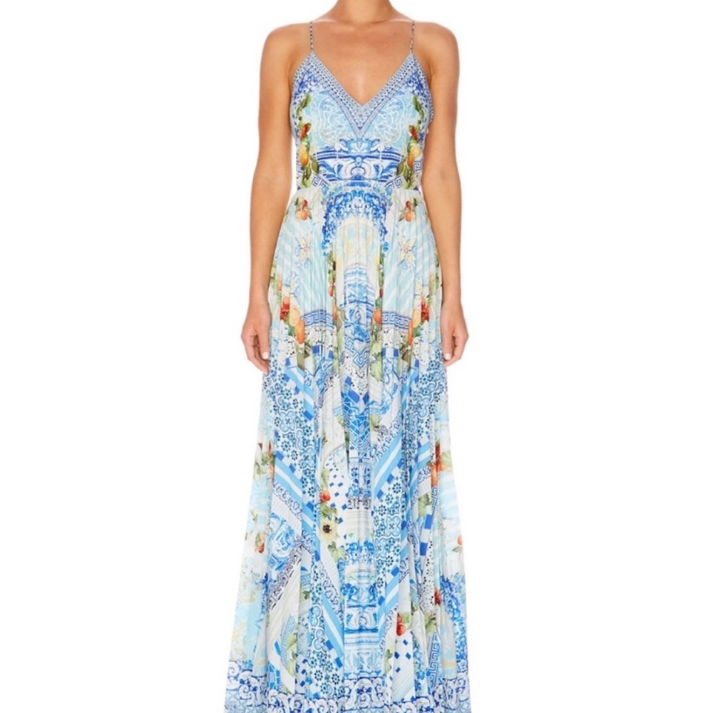 𝗡𝗪𝗧 Camilla A Night To Remember Pleated Slip Dress